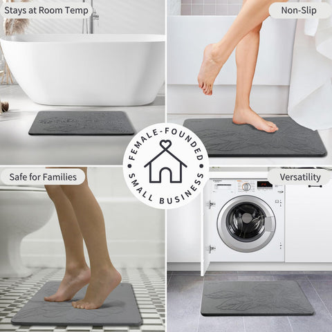 XMarrat eco-friendly diatomaceous earth mat highlights natural material and durability