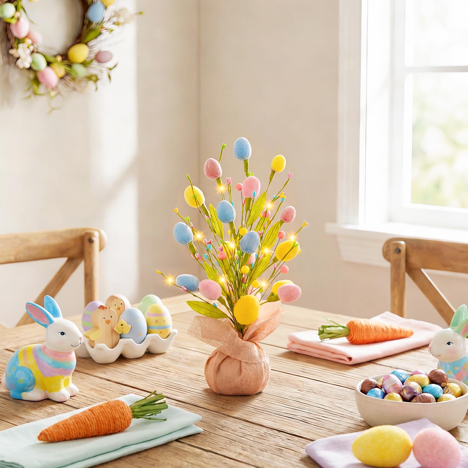 XmasExp Easter table decoration enhancing dining ambience