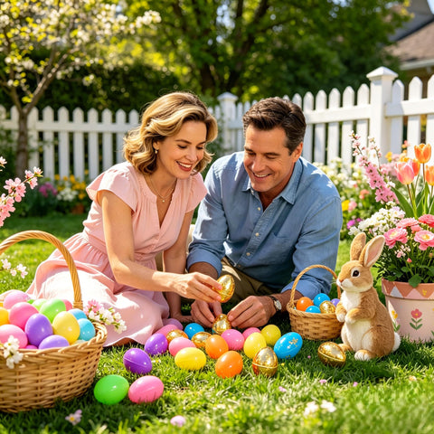 XMCHJY durable plastic eggs, reusable décor and quick party favors