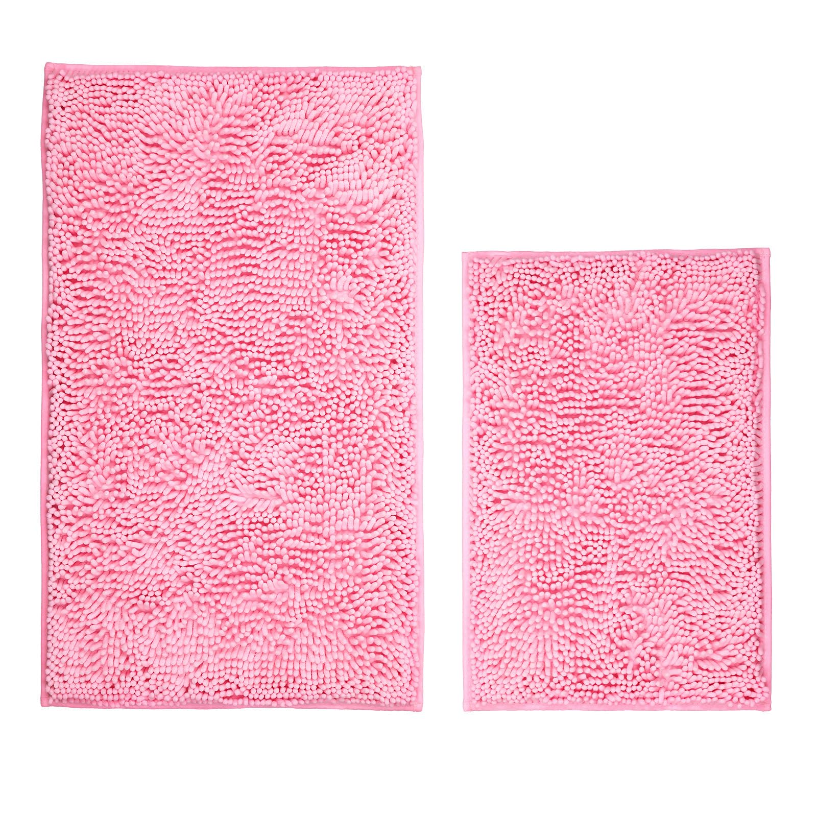 Xmecyino large 32x20 mat with plush chenille and non-slip backing for safety