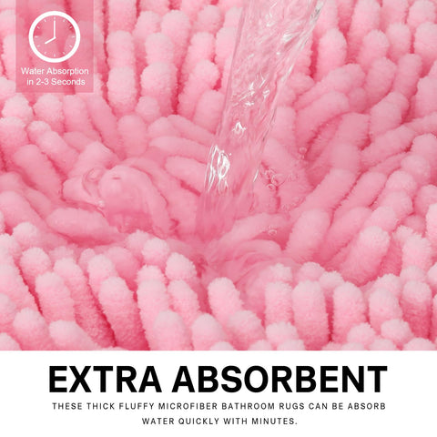 Xmecyino plush chenille texture delivers soft steps and luxury