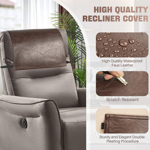 Xmntdo headrest protector is easy to wipe clean for quick maintenance.