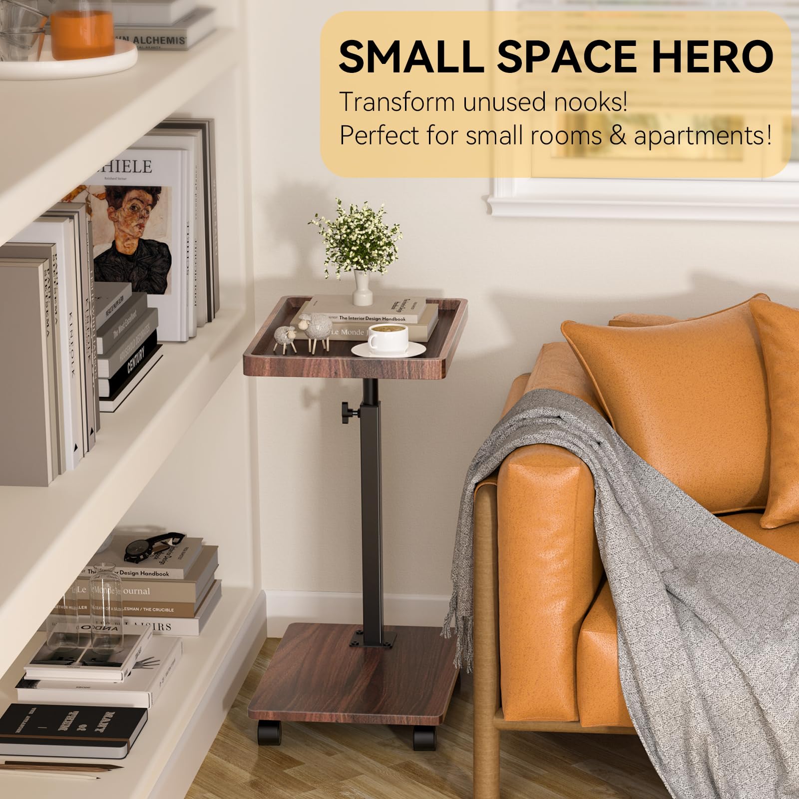 XNSDXV C Table under-sofa with wheels for easy moving