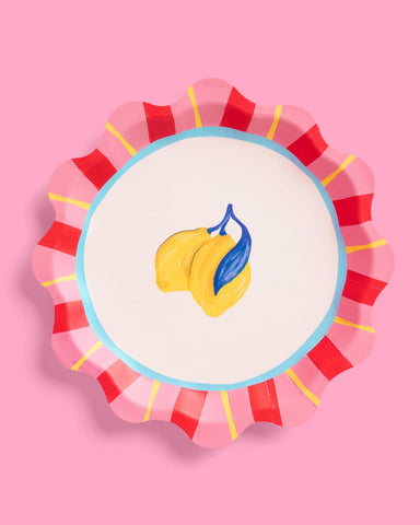 xo, Fetti Italian Summer Plates capri vibe table setting for sunny celebrations