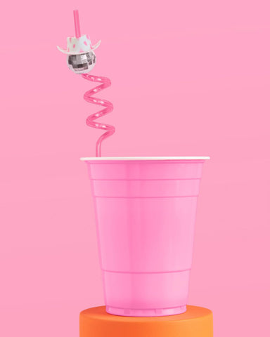 xo Fetti reusable straw design offers sustainable, durable party essentials.