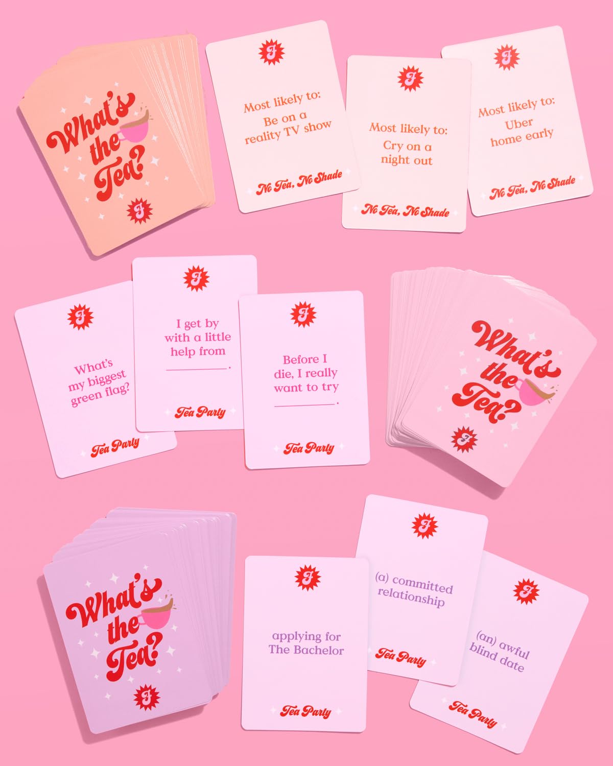 xo Fetti What's The Tea gift-ready packaging, ideal for bridal party favors.