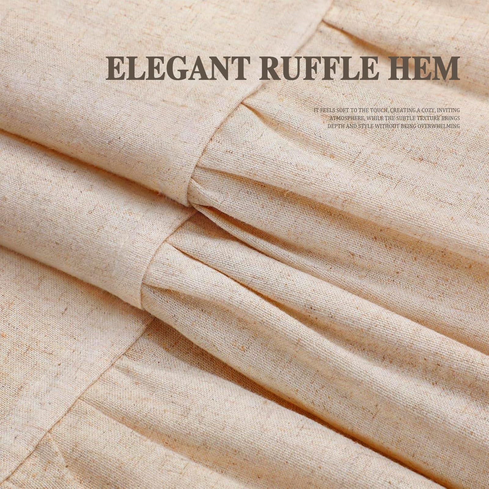 XOGUIBO ruffle hem detail accents feminine style while remaining versatile.