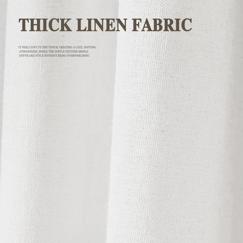 XOGUIBO neutral-tone curtain complements a variety of bathroom styles.