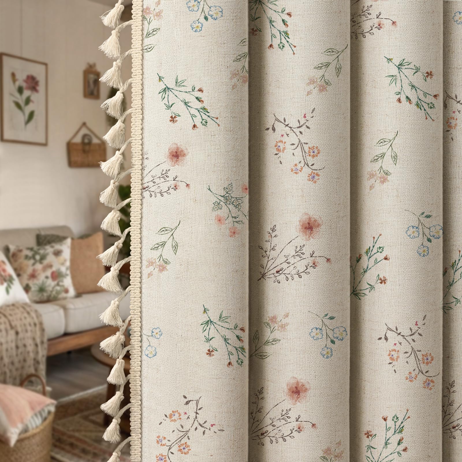 XOGUIBO easy-care curtains are machine washable for busy homes.
