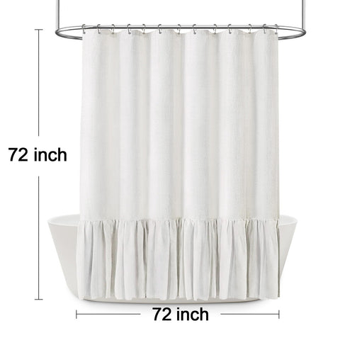 XOGUIBO 72x72 size fits standard showers for easy installation.