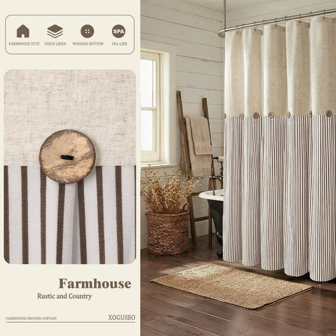 XOGUIBO natural fabric with bottom cotton panel for durable, inviting feel.