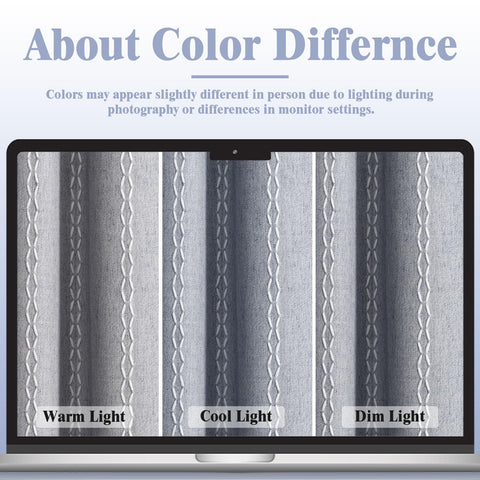 XOGUIBO curtain panels offer back tab, rod pocket, or ring clip hanging