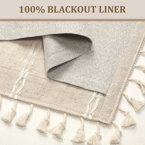XOGUIBO curtain panels with rod-pocket fit most rods