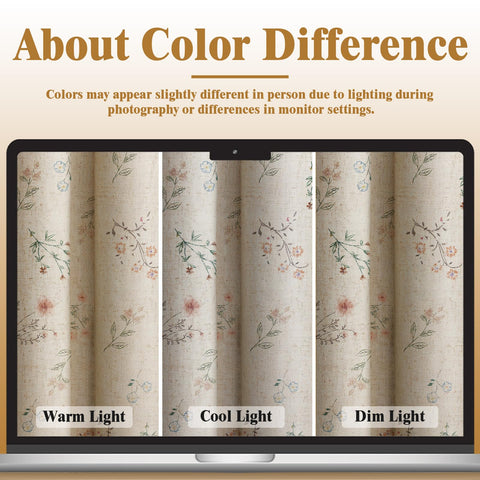 XOGUIBO faded vintage look curtains create inviting cottage-core vibes.