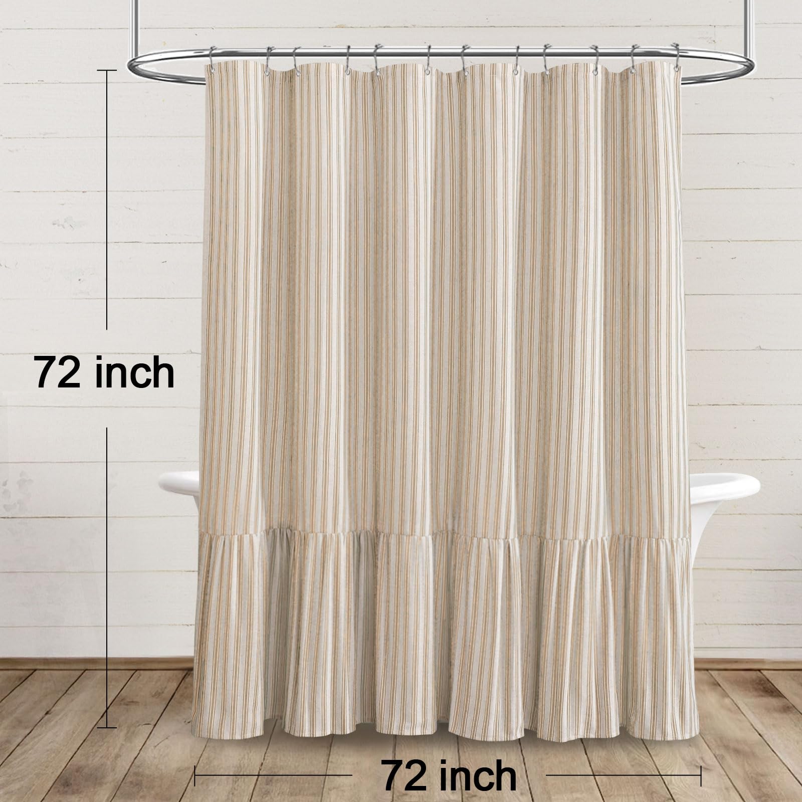 XOGUIBO romantic ruffle hem adds spa-like elegance to routines.