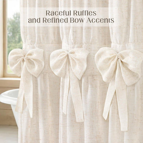 XOGUIBO curtain highlights linen texture for a natural, relaxed look.