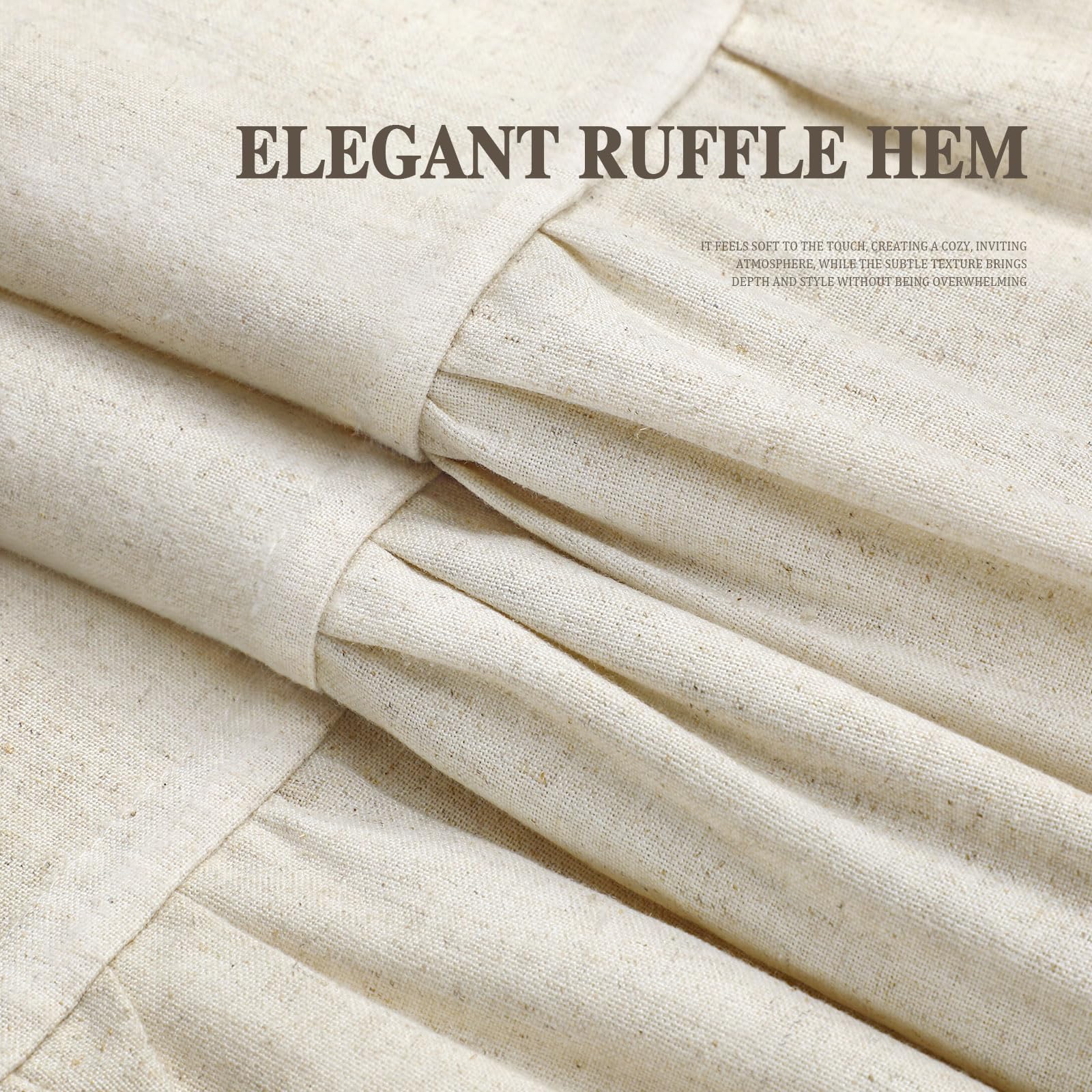 XOGUIBO farmhouse decor showcases natural texture for versatile styling.