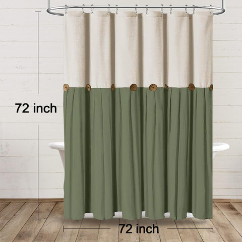 XOGUIBO curtain shown in a bathroom scene with a cozy, rustic vibe.