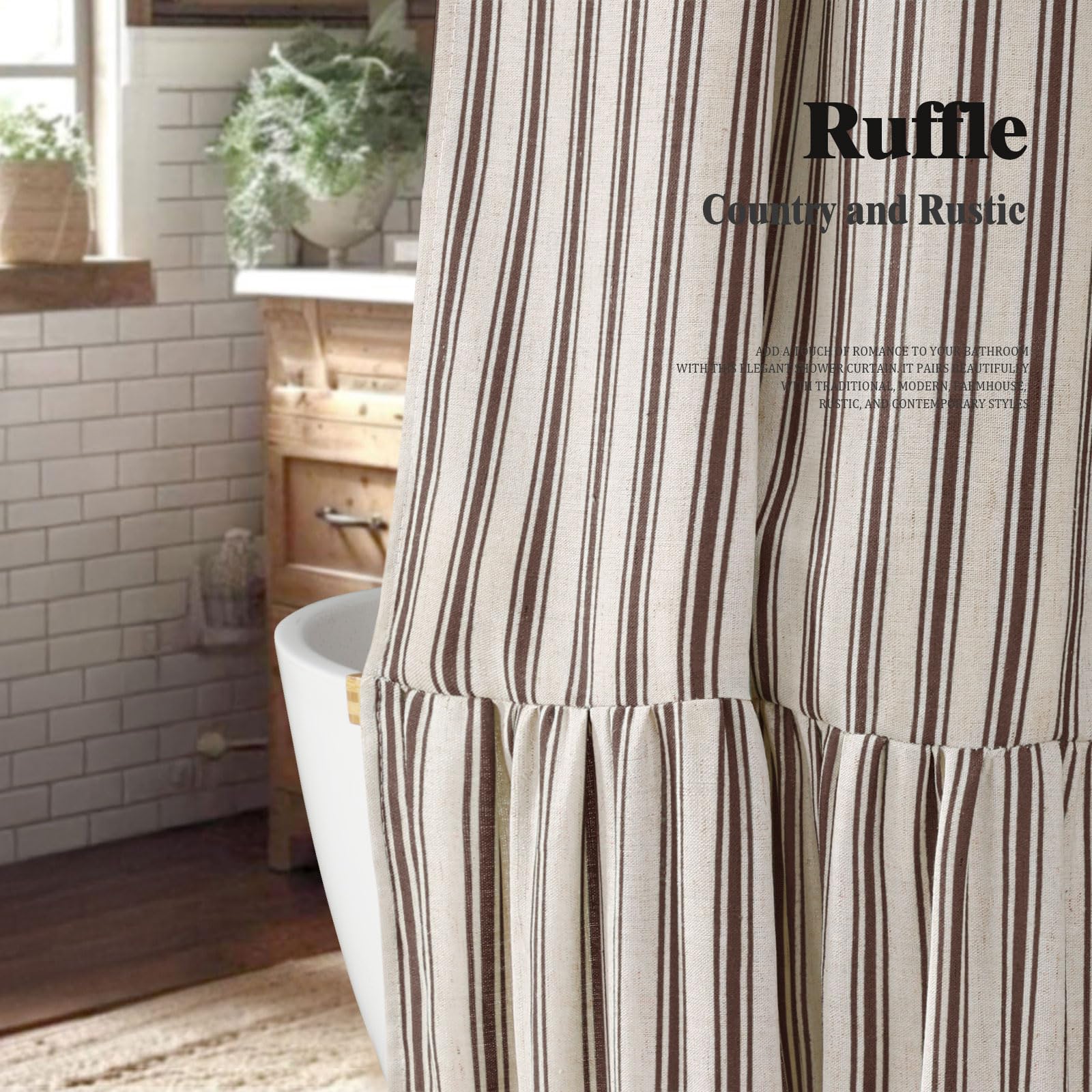 XOGUIBO linen-blend curtain fabric texture creates a breezy, natural look.