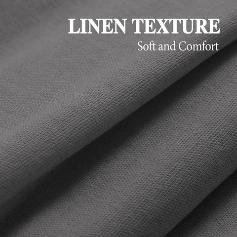 XOGUIBO linen-cotton blend fabric offers durable, breathable drape.