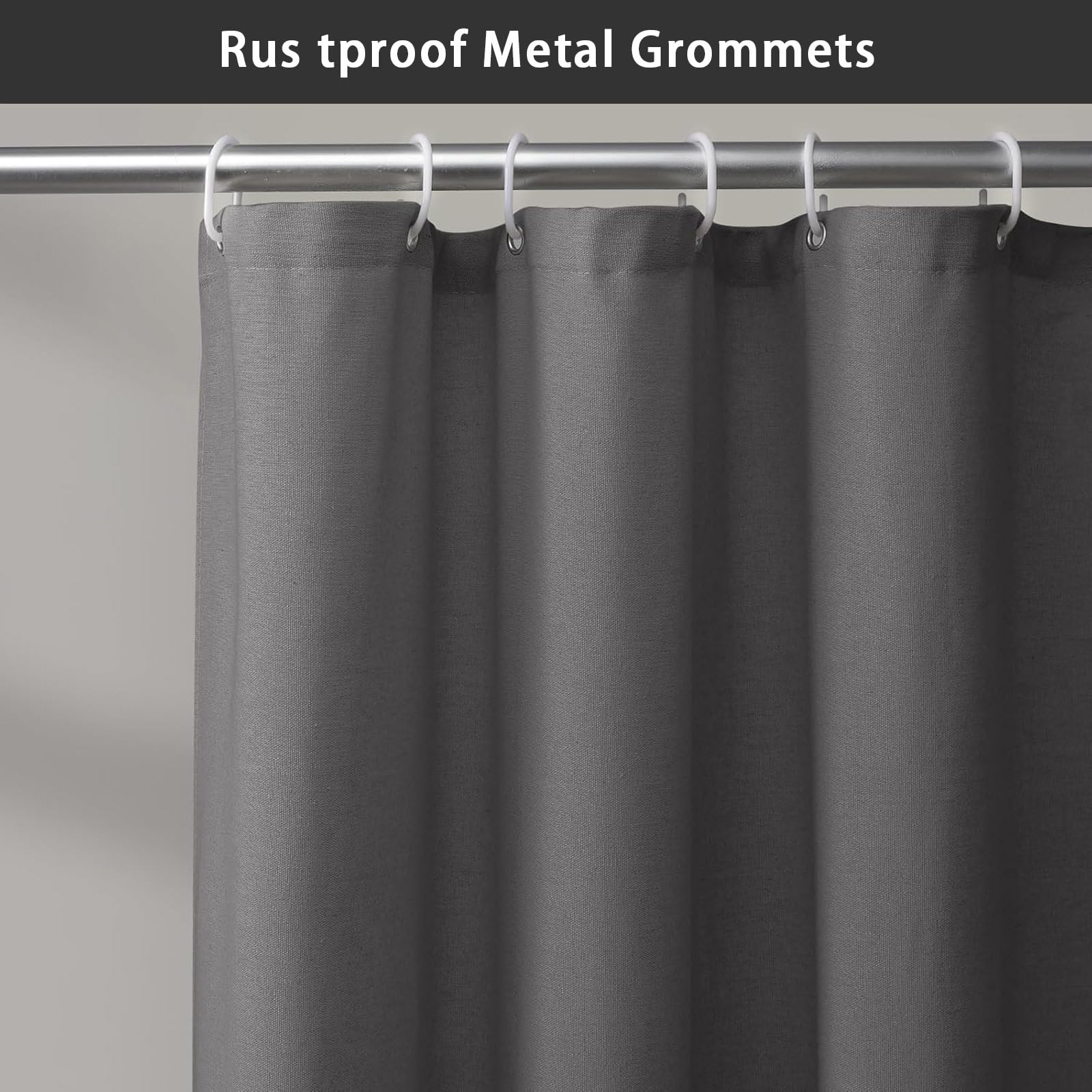 XOGUIBO ruched hem design enhances the curtain's subtle artisanal look.
