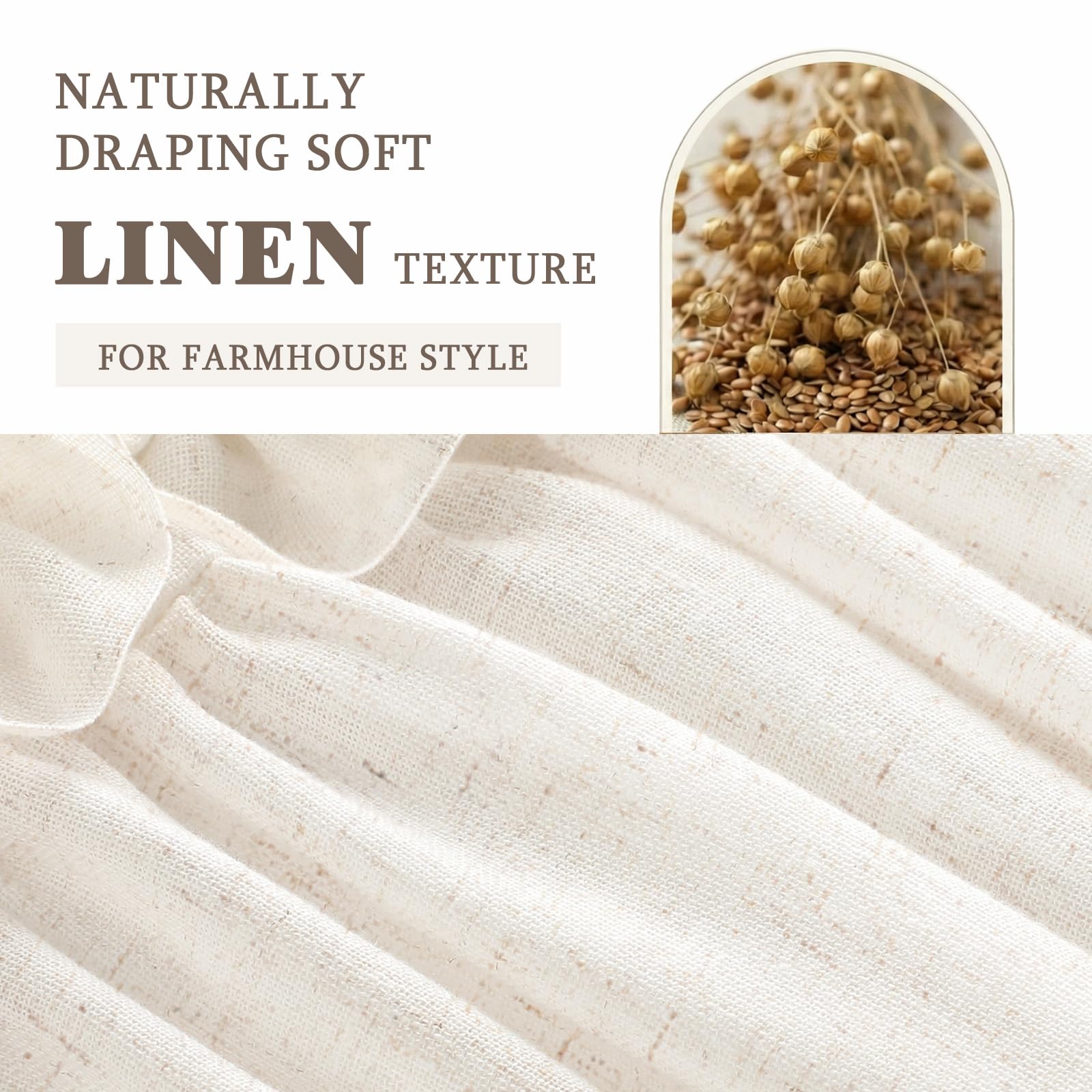 XOGUIBO semi-sheer fabric lets light in while preserving privacy.