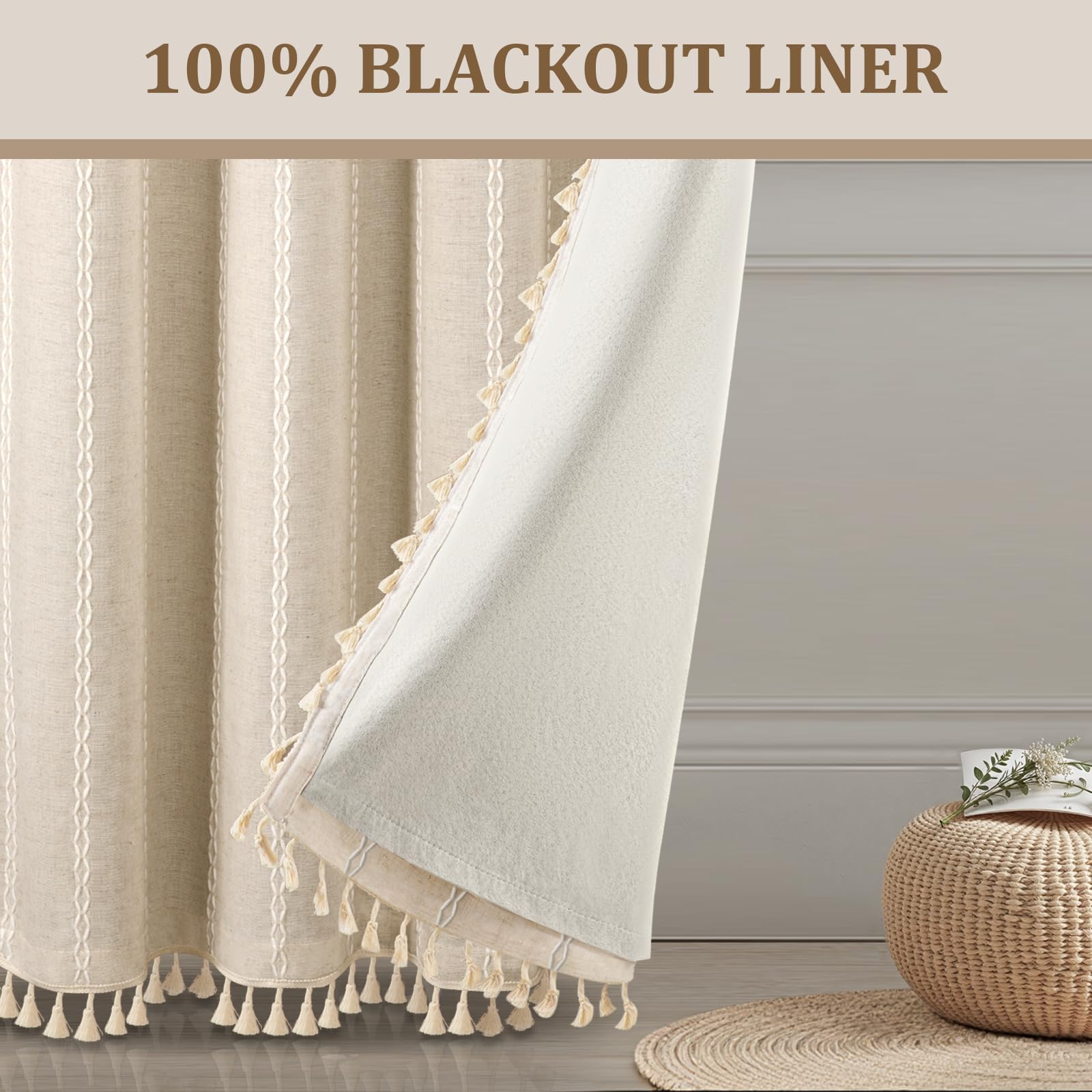 XOGUIBO tassels embroidery detail enhances texture and artisanal vibe