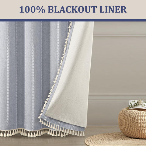 XOGUIBO two-panel set measures 52 by 84 inches per panel