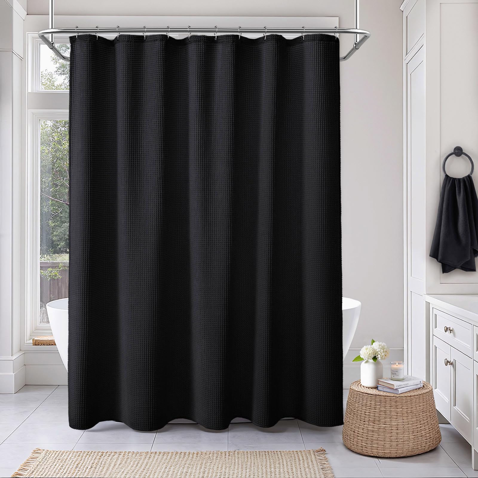 XOGUIBO waterproof liner-ready curtain pairs with liners for extra protection.