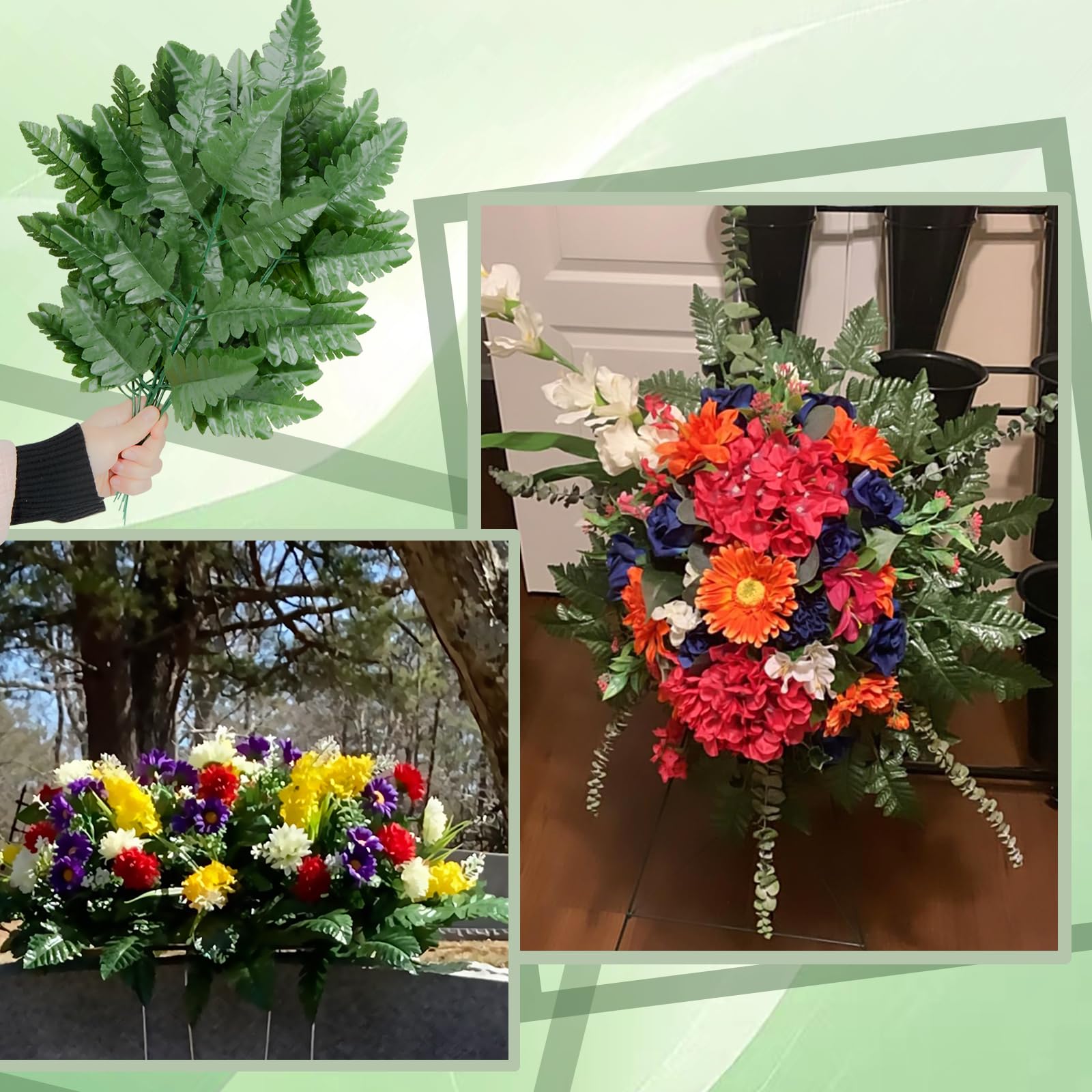 XONOR fern leaves create elegant wedding décor and event displays.