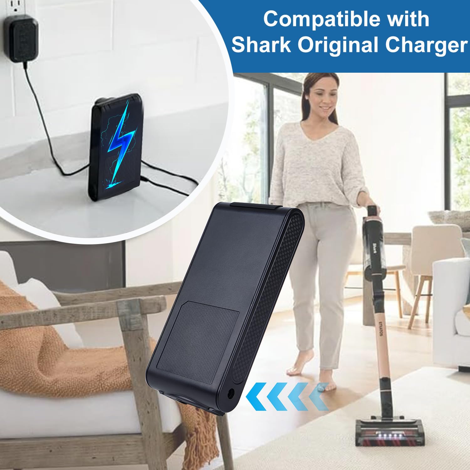 Xpopox LZ500 battery fits Stratos vacuums for steady power.