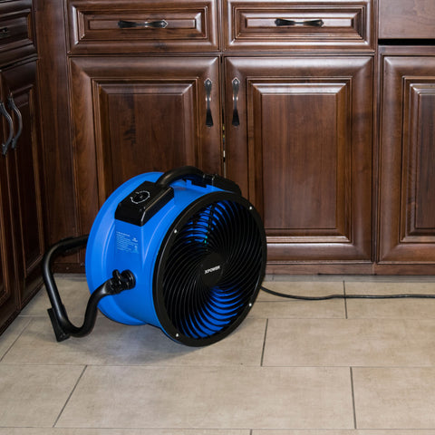 XPOWER FC-300 stackable design for compact storage.