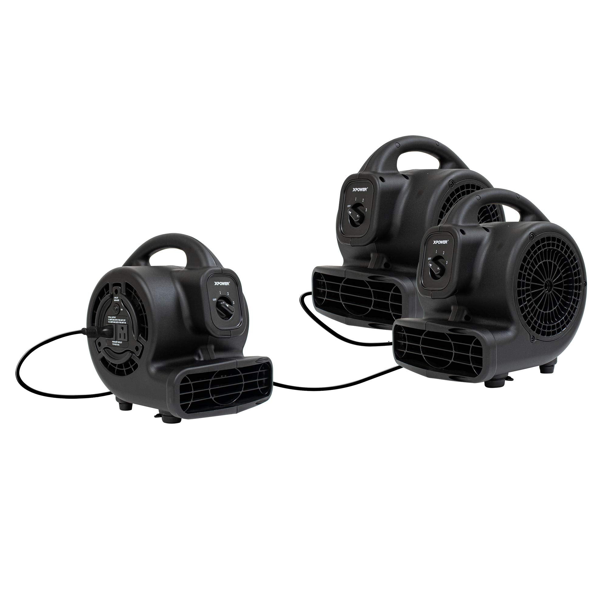 XPOWER P-80A delivers 600 CFM airflow for rapid drying
