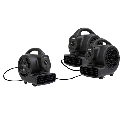 XPOWER P-80A delivers 600 CFM airflow for rapid drying