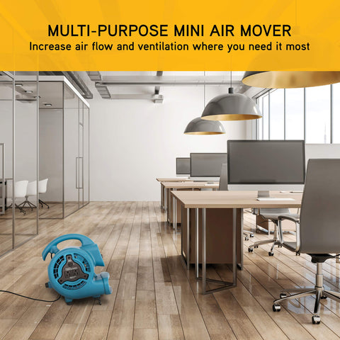 XPOWER P-80A includes a 10‑foot cord with wrap‑around storage.