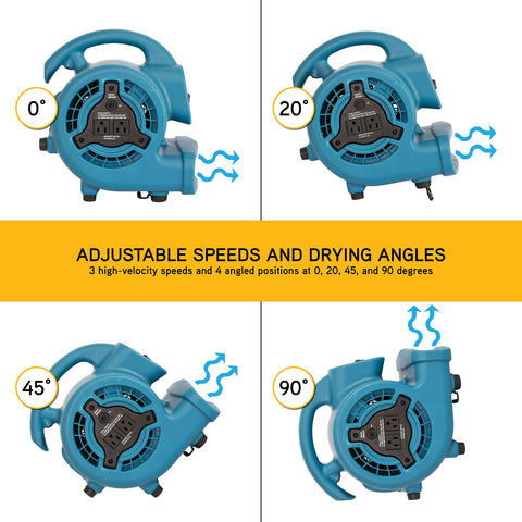 XPOWER P-80A features two outlets and daisy chain for tools.