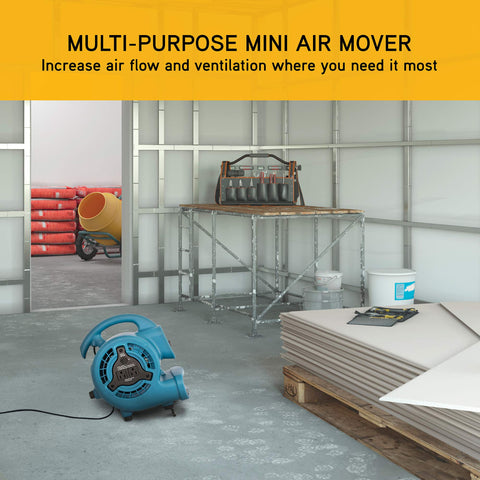 XPOWER P-80A stackable design enables compact storage.