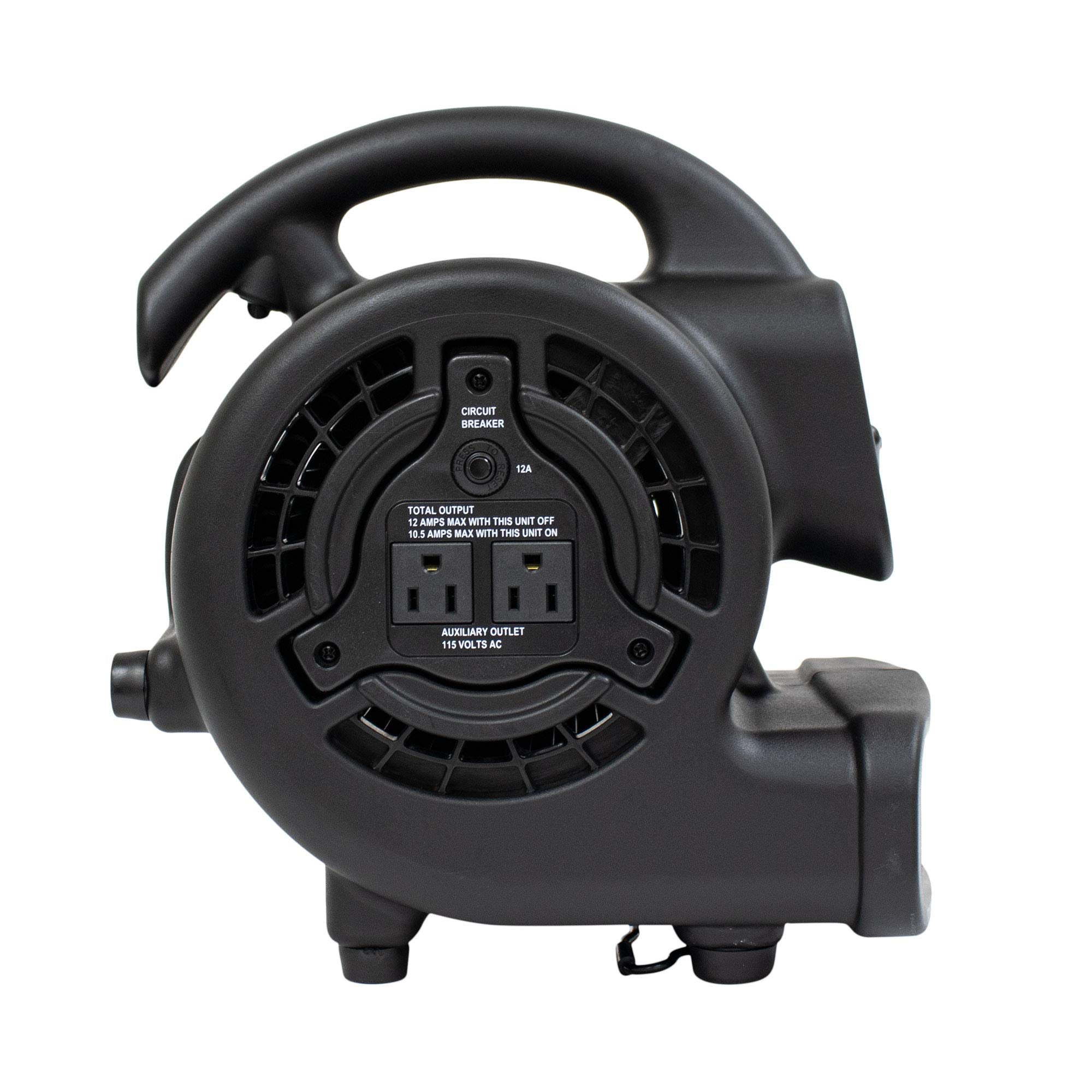 XPOWER P-80A portable carry handle enables easy transport