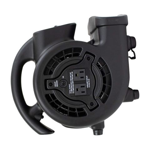 XPOWER P-80A stackable design saves space when stored