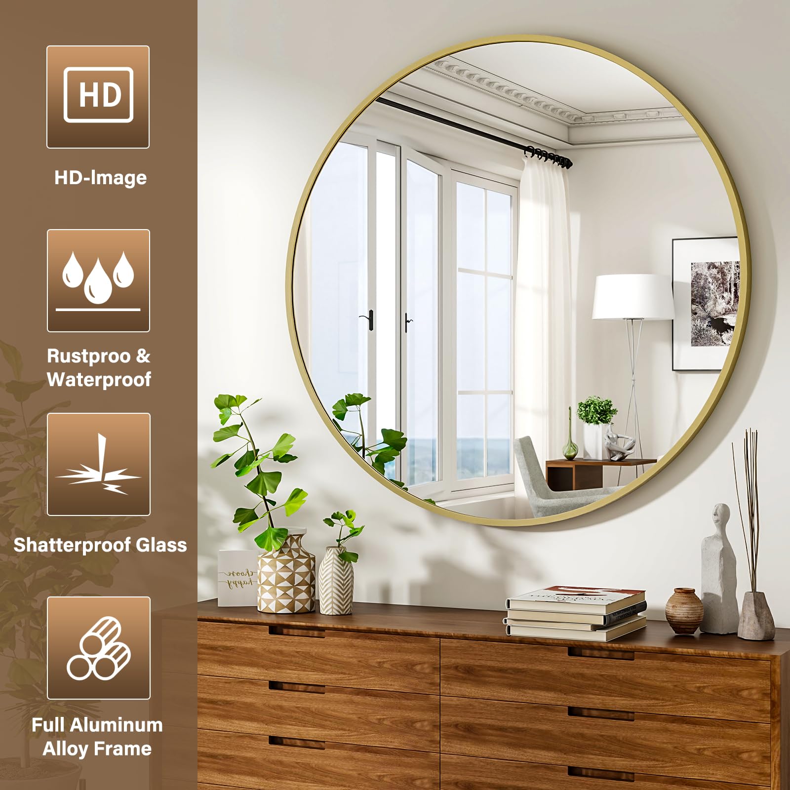 XRAMFY easy-install wall-mount kit simplifies secure hanging.