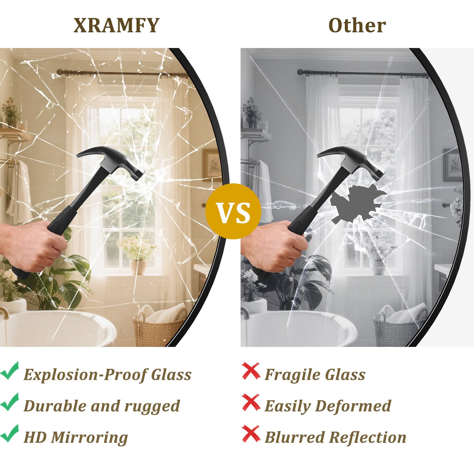 XRAMFY lightweight design makes installation easy and adjustable