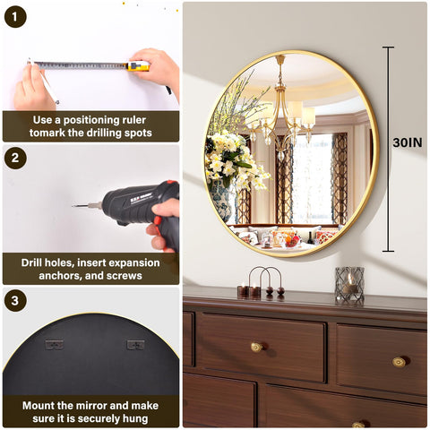 XRAMFY mounting hardware included for quick secure wall installation