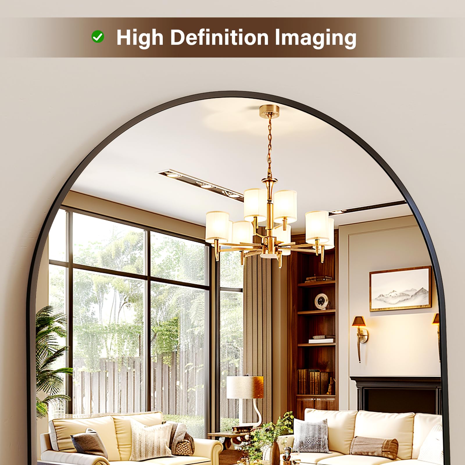 XRAMFY wall-mount ready full-length mirror for compact spaces