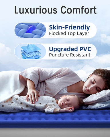 Xsleep Queen skin-friendly surface makes guest sleep feel luxurious.