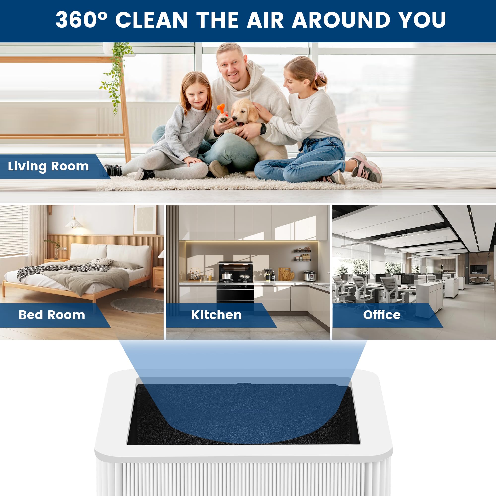 XTPOINT 2-pack packaging highlights value and compatible Blue Pure 211+ filter.