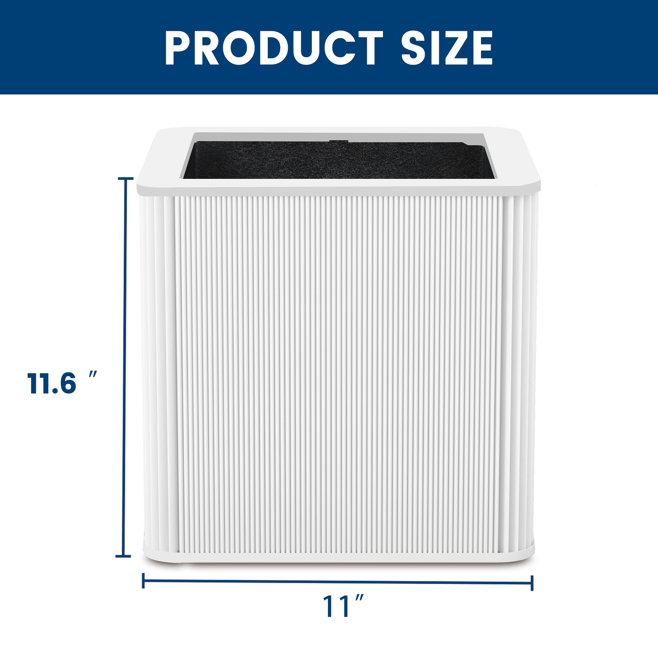 XTPOINT carbon and particle filtration layers shown for better air flow.