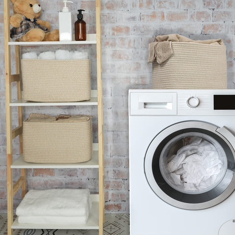 XUANGUO rope storage basket closet storage neatly holds items