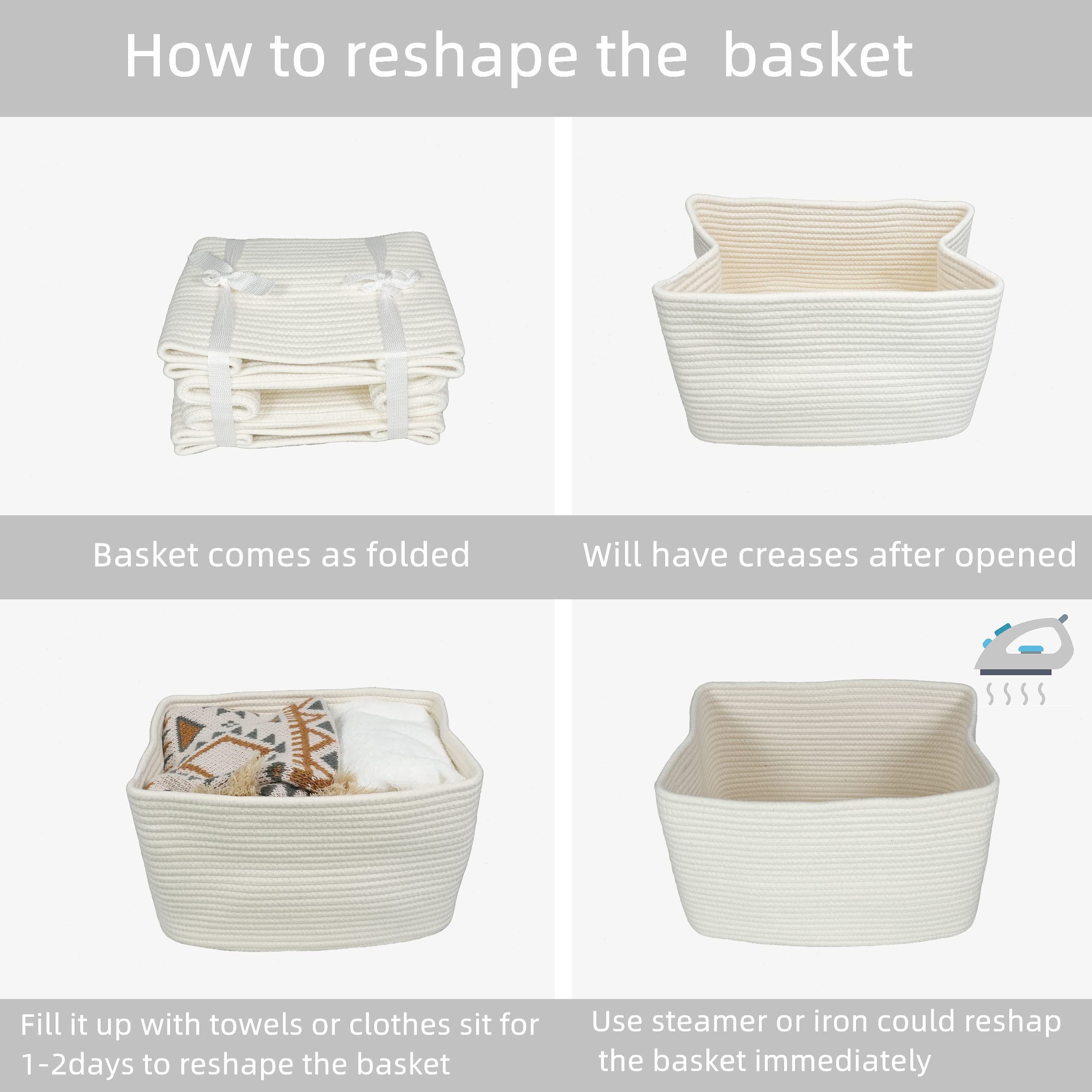 XUANGUO wardrobe shelf basket provides durable daily storage