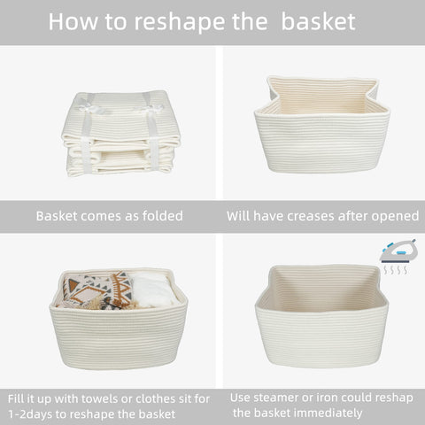 XUANGUO wardrobe shelf basket provides durable daily storage