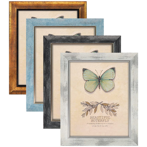 XUANLUO 8x10 frame front view with wood-grain finish for elegant photo display
